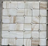 Clipped Onyx Ivory Honed 11.75 x 11.75 Clipped Onyx Ivory Honed 11.75 x 11.75
